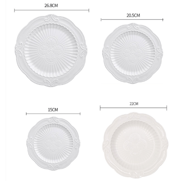 Plate: Village Relief Porcelain - Mantao Ceramic Co., Ltd
